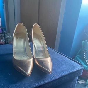 Stuart Weitzman Rose Gold Heels